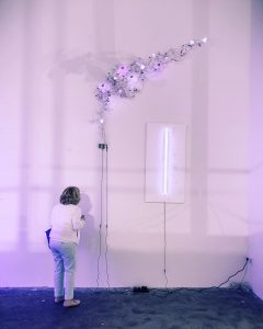 Mafe Izaguirre, Kundalini, Electronic Installation at Plaxall Gallery, New York